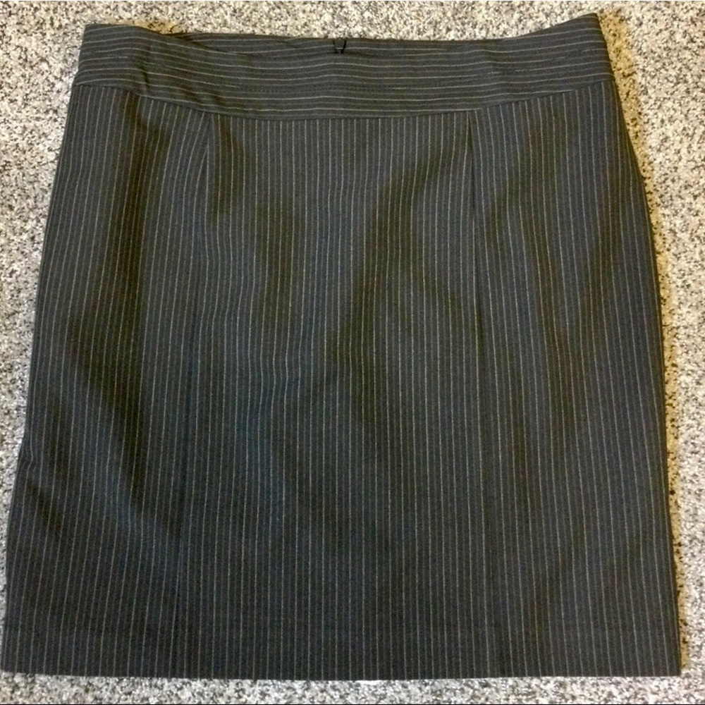 Size 14 George black pinstriped pencil skirt